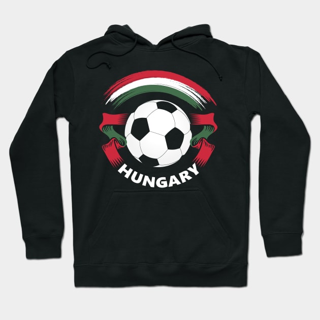 Hungary Soccer Fan Shirt with Hungarian Flag and Football Hoodie by Family Heritage Gifts